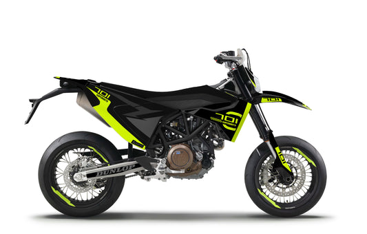 701 FLUO GRAPHICS KIT ''Dark King Flo'' DESIGN