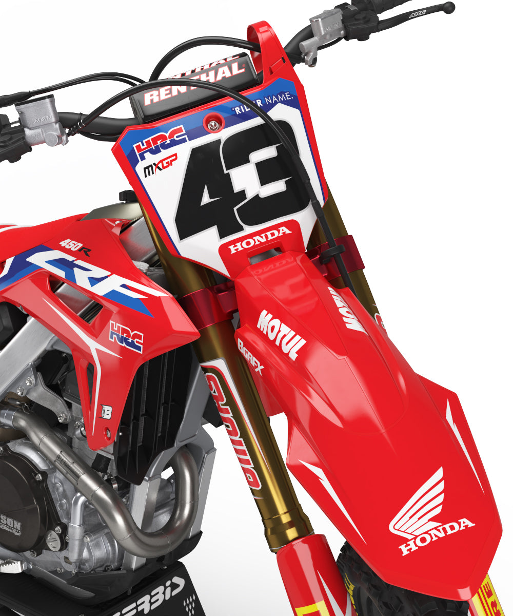 HONDA GRAPHICS KIT ''AMPED RED'' DESIGN