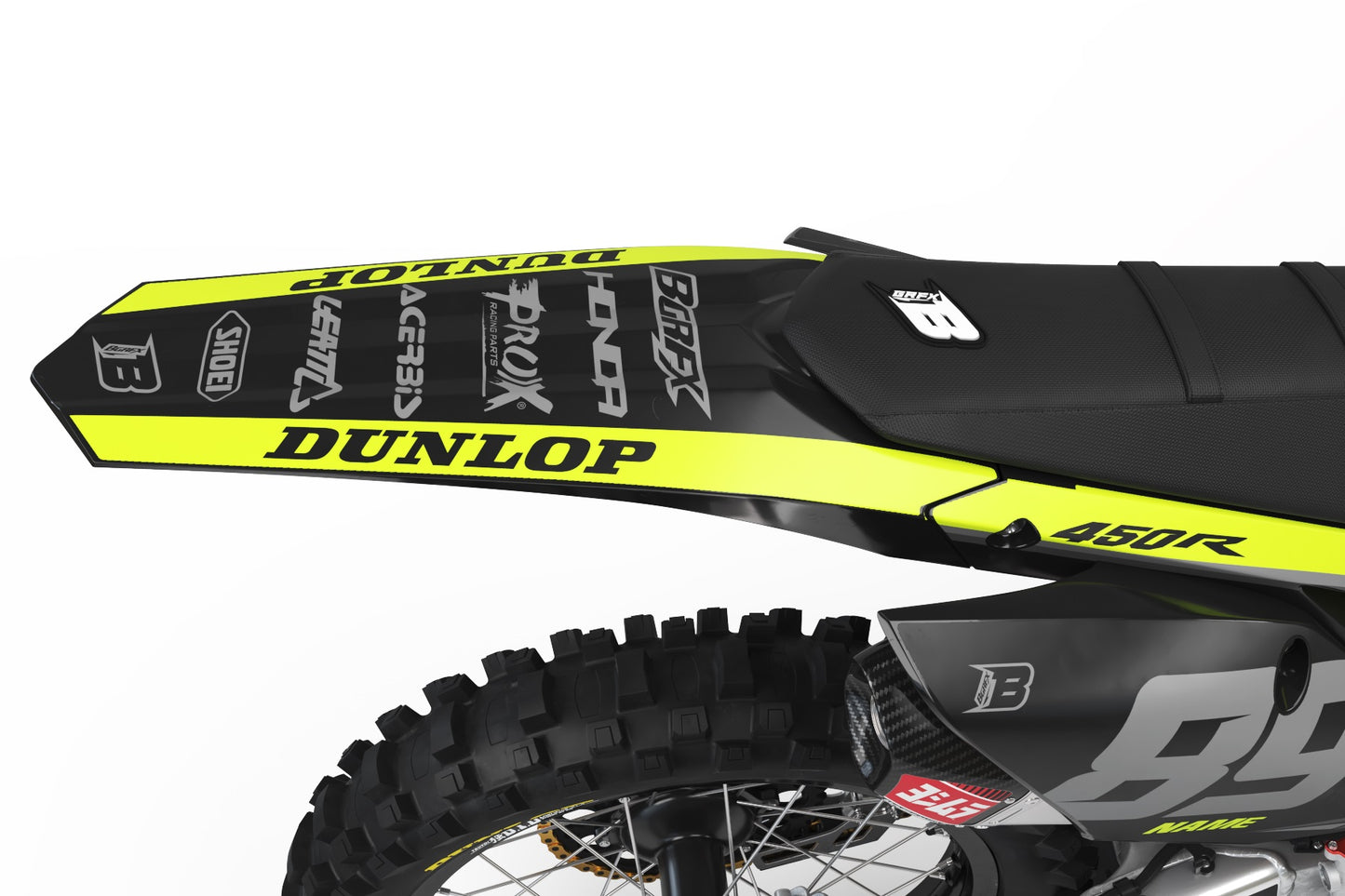 HONDA MATT GRAPHICS KIT FLUO ''WAVED Fluo'' DESIGN