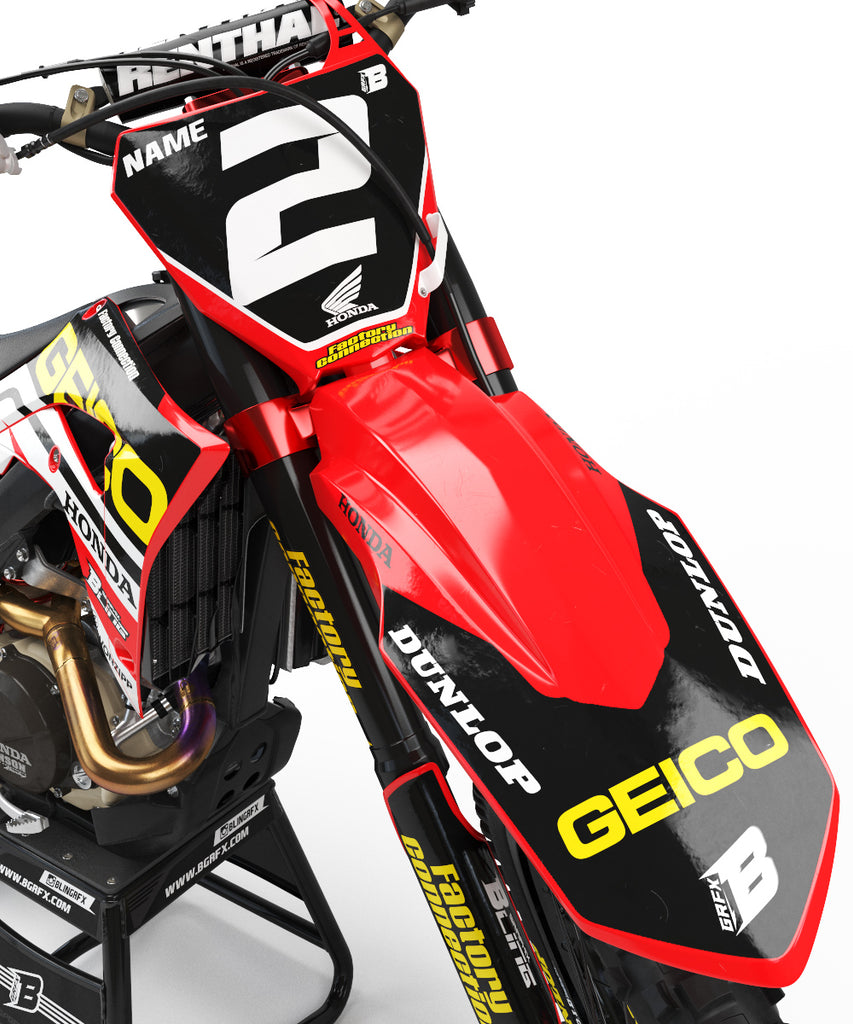 HONDA GRAPHICS KIT ''FACTORY S2'' DESIGN – bling graphix