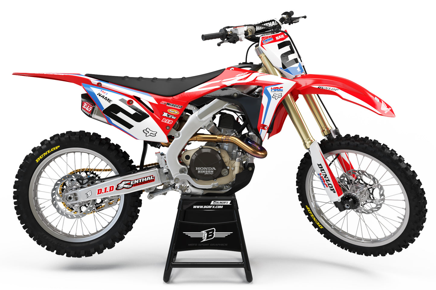 HONDA GRAPHICS KIT ''HRC BASIC'' DESIGN