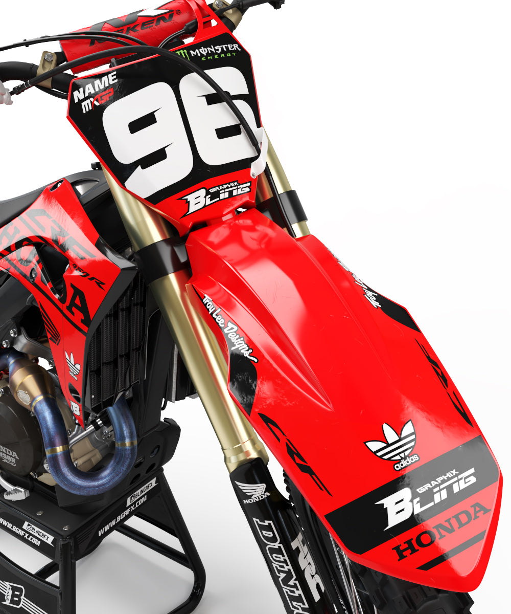 HONDA GRAPHICS KIT ''SCRUBED'' DESIGN