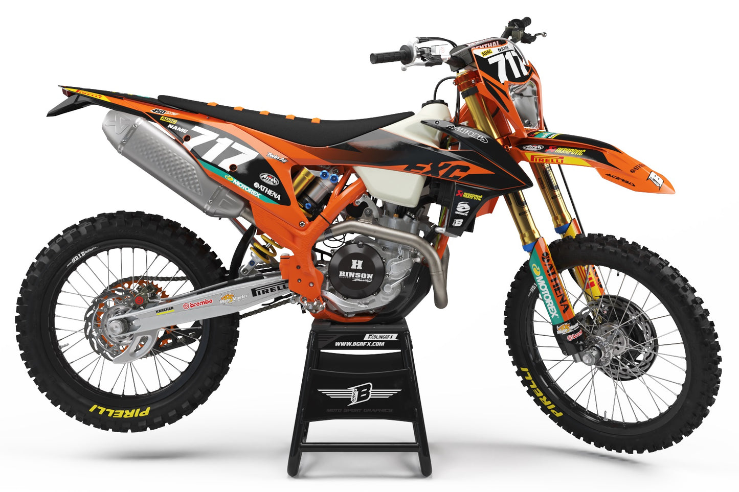 FULL GRAPHICS KIT FOR KTM ''SHADOW 2020'' DESIGN