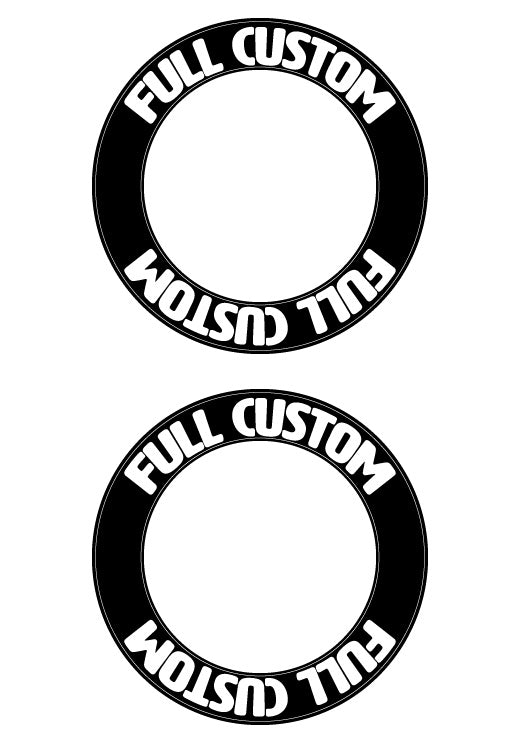 FULL CUSTOM SUPERMOTO RIM WRAPS