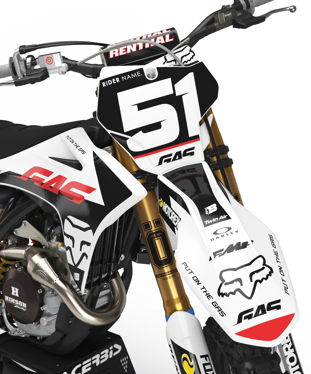 FULL GRAPHICS KIT FOR GASGAS ''STEALTH'' DESIGN