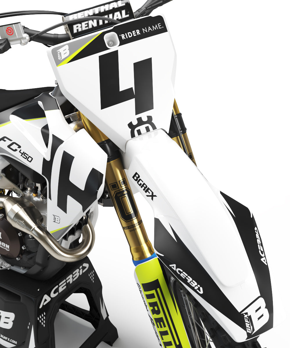 FULL GRAPHICS KIT FOR HUSQVARNA ''FAVORITE FLUO'' DESIGN