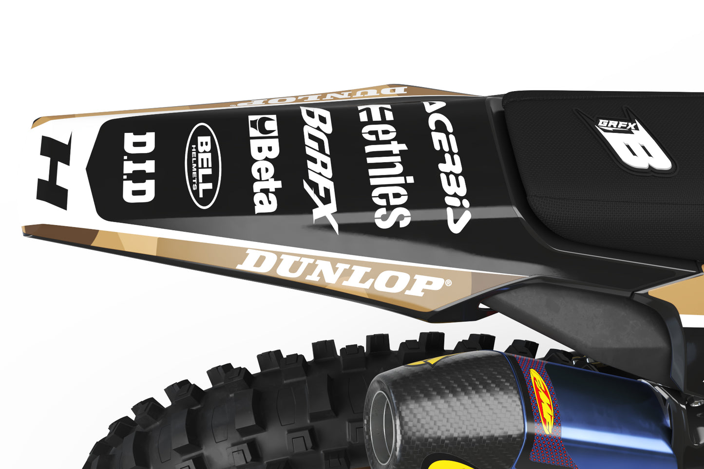 FULL GRAPHICS KIT FOR HUSQVARNA ''SHADES SAND'' DESIGN