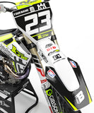 FULL GRAPHICS KIT FOR HUSQVARNA ''LIGHT BRIGHT FLUO'' DESIGN