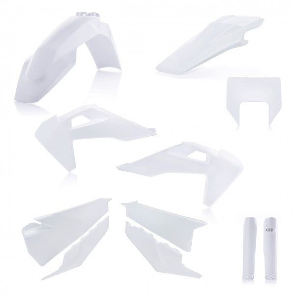 FULL KIT PLASTICS HUSQVARNA TE/FE 2020 - 2021 WHITE20