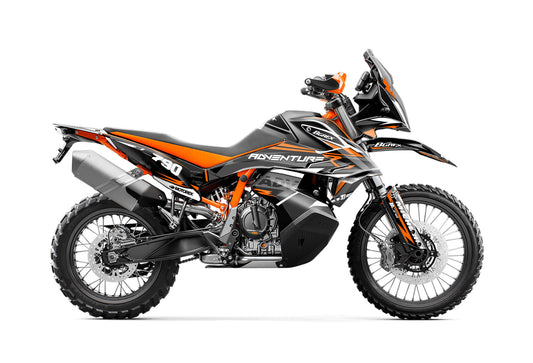 FULL GRAPHICS KIT FOR KTM ADVENTURE 790-890 2018-2022 ''BLADE ADV'' DESIGN