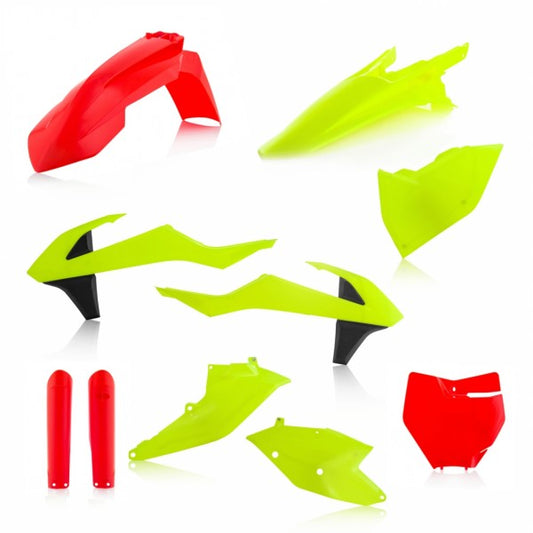 PLASTIC FULL KITS KTM SX/SXF 16-18 - FLUO ORANGE/FLUO YELLOW