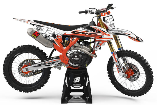 FULL GRAPHICS KIT FOR KTM ''BRIGHT BLADE'' DESIGN