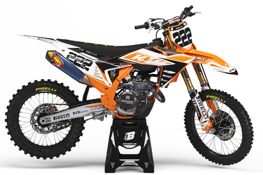 FULL GRAPHICS KIT FOR KTM ''OPTIMUS'' DESIGN