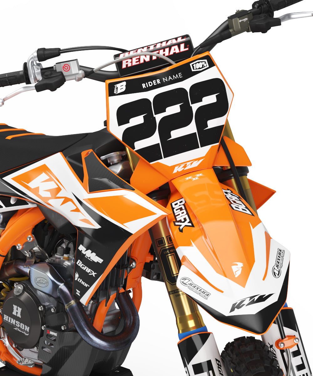 FULL GRAPHICS KIT FOR KTM ''OPTIMUS'' DESIGN