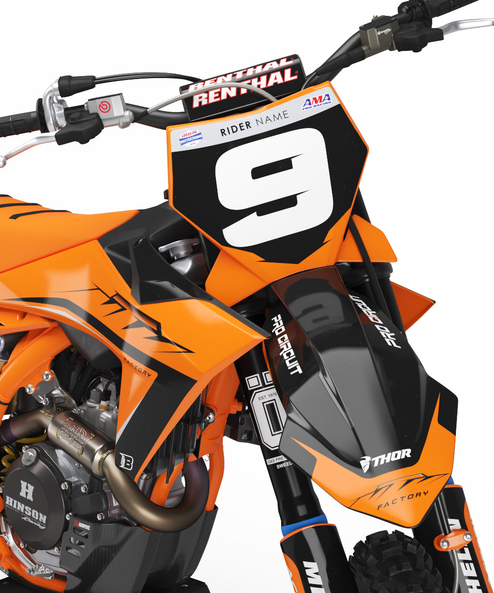 FULL GRAPHICS KIT FOR KTM ''PULSE'' DESIGN