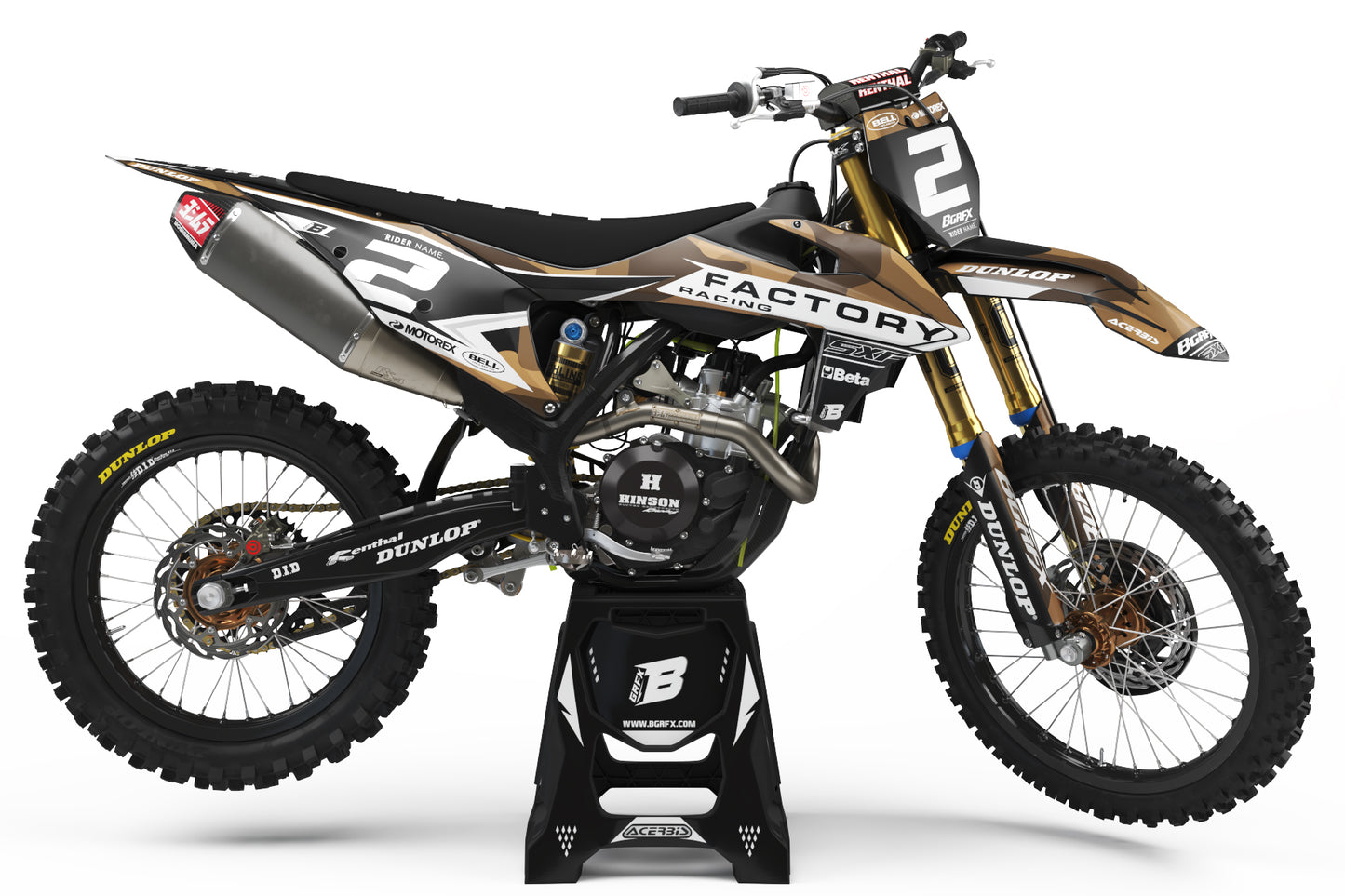 FULL GRAPHICS KIT FOR KTM ''SHADES SAND'' DESIGN