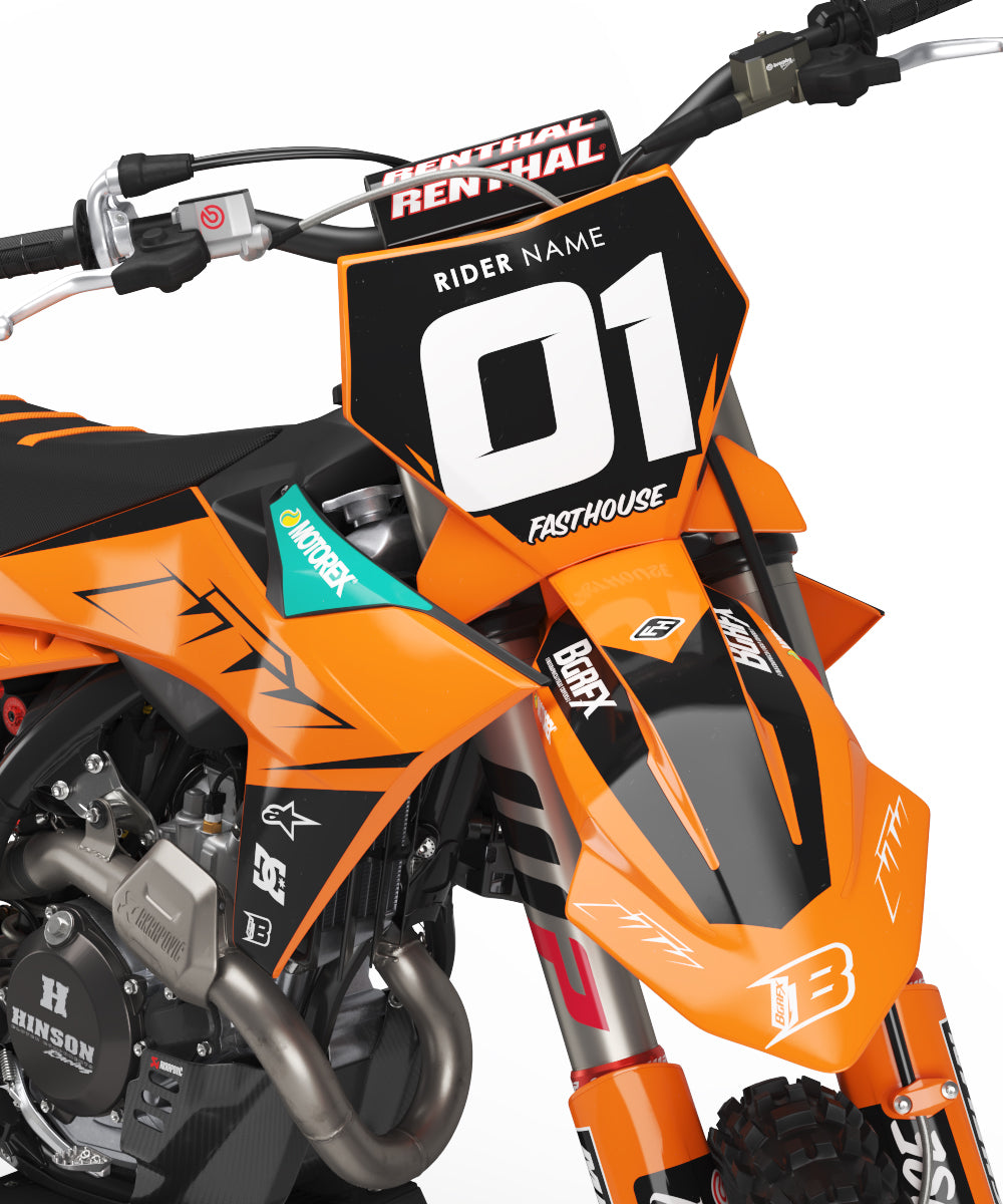 FULL GRAPHICS KIT FOR KTM ''SPLIT'' DESIGN