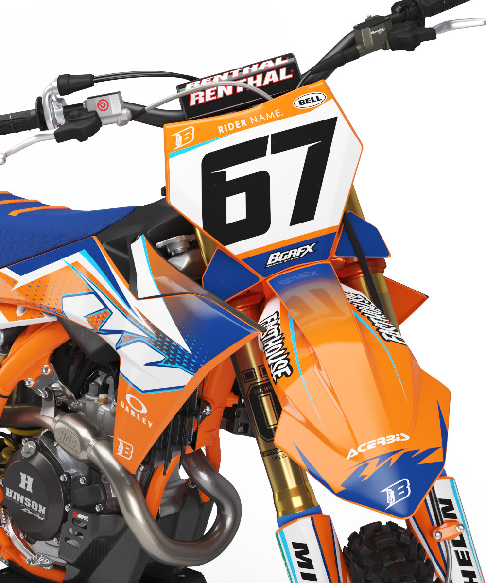 FULL GRAPHICS KIT FOR KTM ''STEALAR'' DESIGN