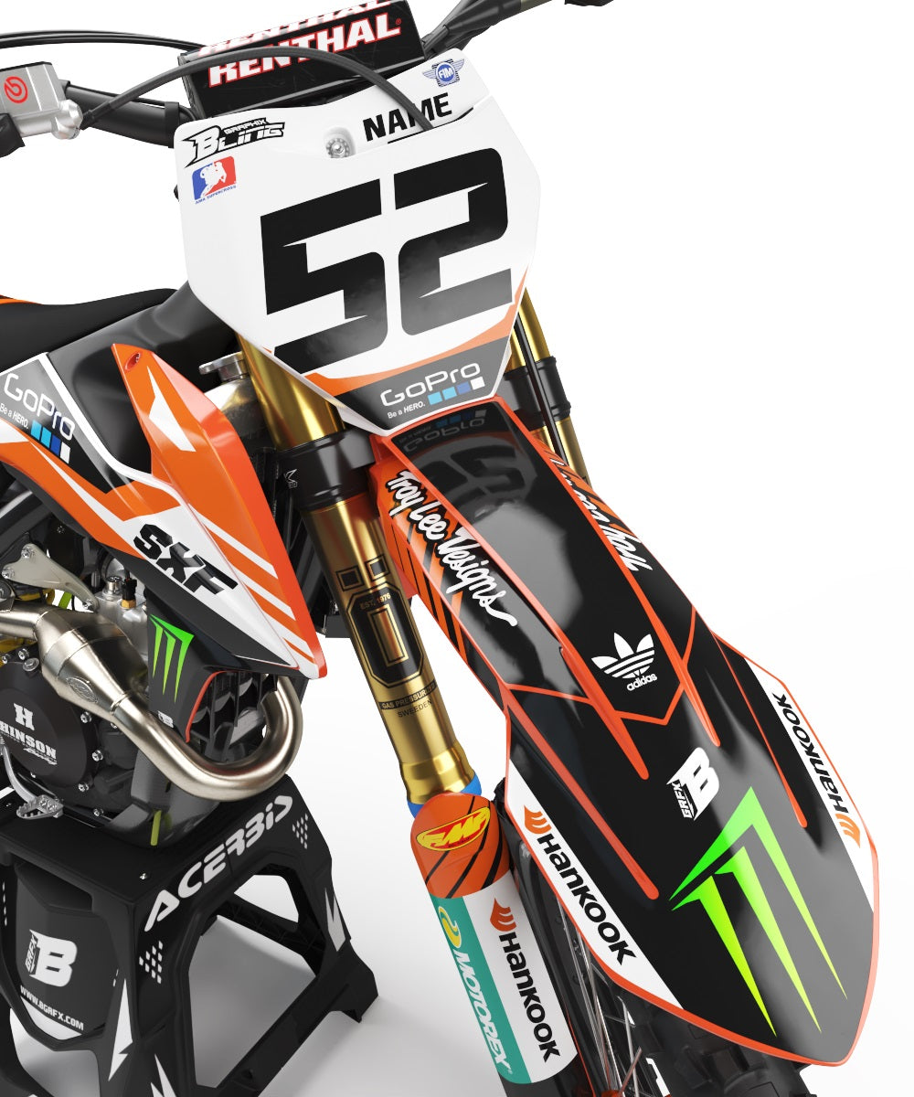 FULL GRAPHICS KIT FOR KTM ''ULTRA'' DESIGN