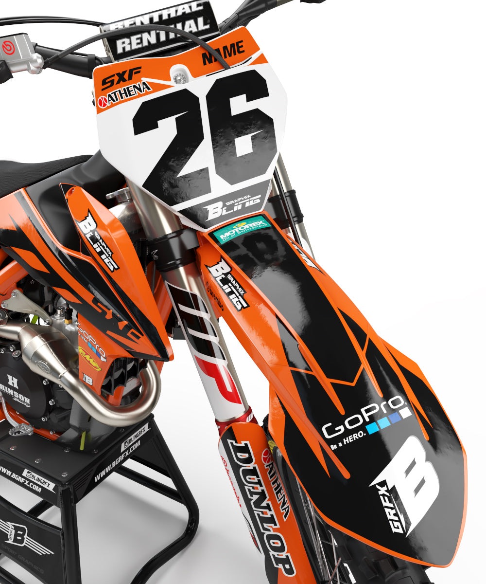 FULL GRAPHICS KIT FOR KTM ''ATOM'' DESIGN