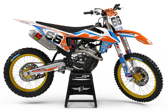 FULL GRAPHICS KIT FOR KTM ''SHARP'' DESIGN