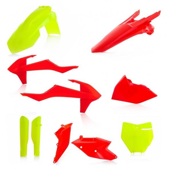 PLASTIC FULL KITS KTM SX/SXF 16-18 - FLUO YELLOW/FLUO ORANGE