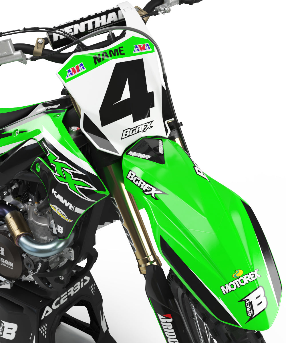 GRAPHICS KIT FOR KAWASAKI ''FUSION'' DESIGN