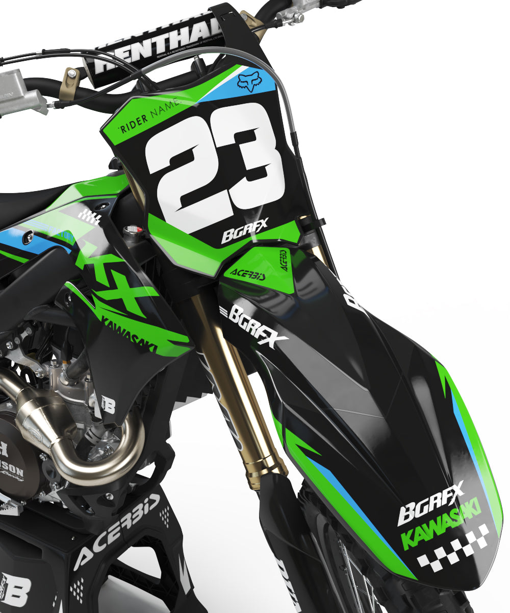 GRAPHICS KIT FOR KAWASAKI ''GENERAL'' DESIGN