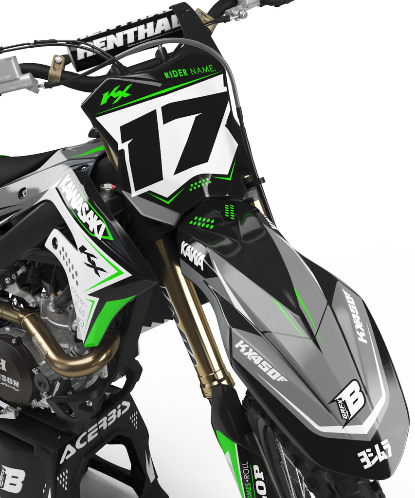 Modded Razor Graphics GRAPHICS KIT FOR KAWASAKI ''RAZOR'' DESIGN – bling graphix