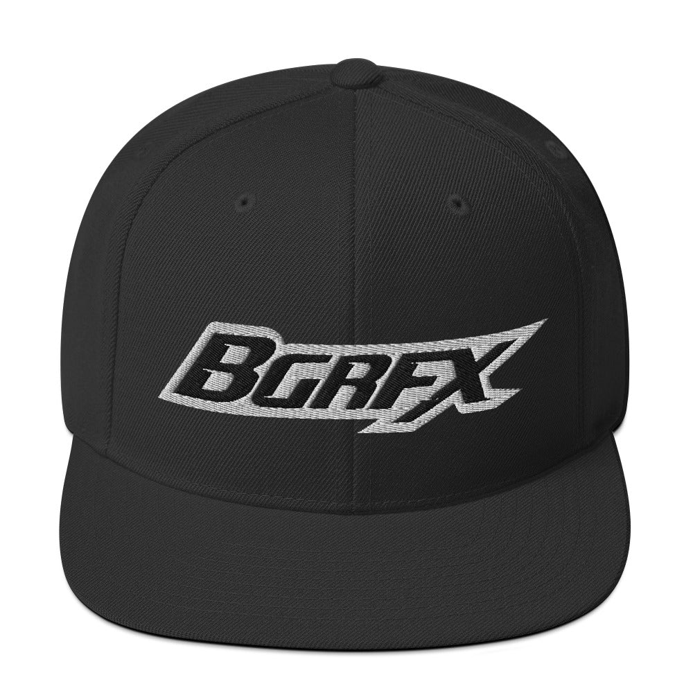 Bgrfx Graphics BGRFX Snapback Hat Full Black – bling graphix