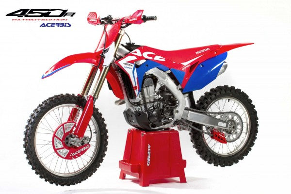 FULL KIT PLASTIC HONDA CRF450R 2017-2018 + CRF 250 2018 - RED/BLUE