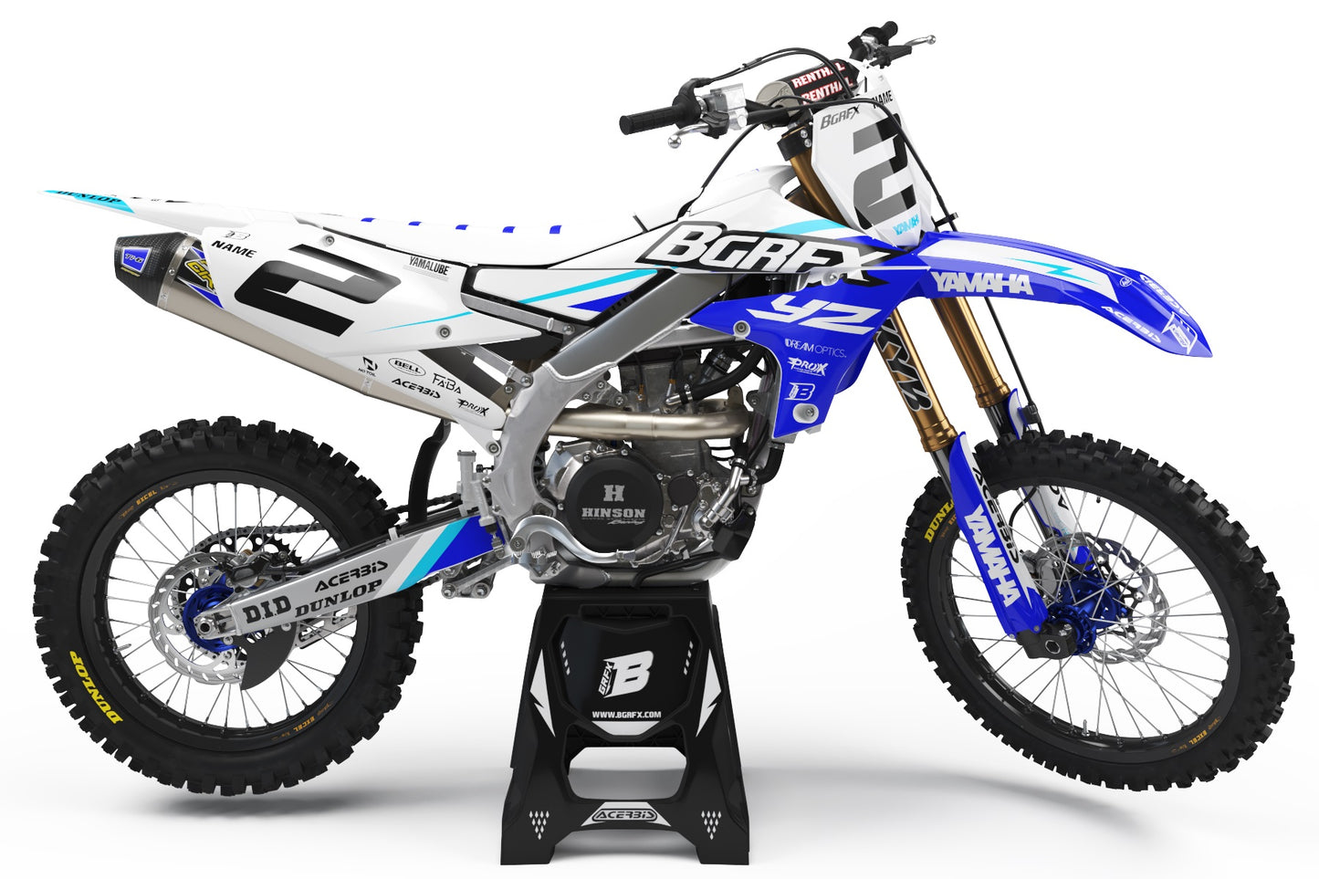 YAMAHA GRAPHICS KIT ''BASED WHITE'' DESIGN