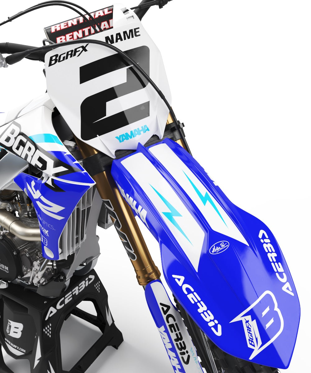 YAMAHA GRAPHICS KIT ''BASED WHITE'' DESIGN