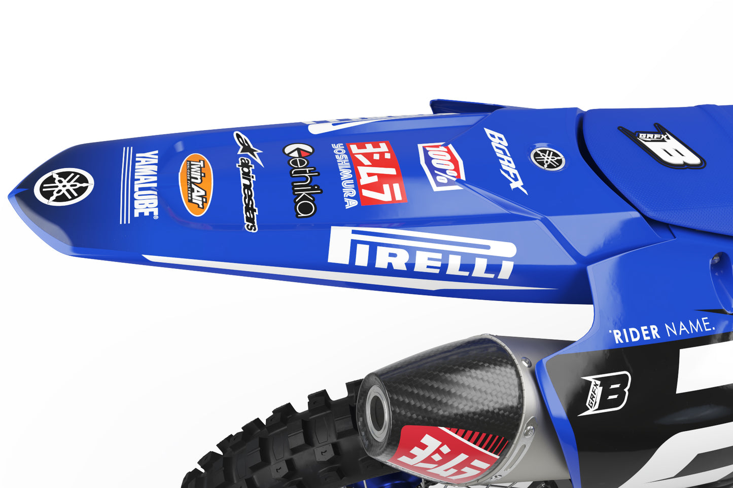 YAMAHA GRAPHICS KIT ''CRAFTED BLUE'' DESIGN