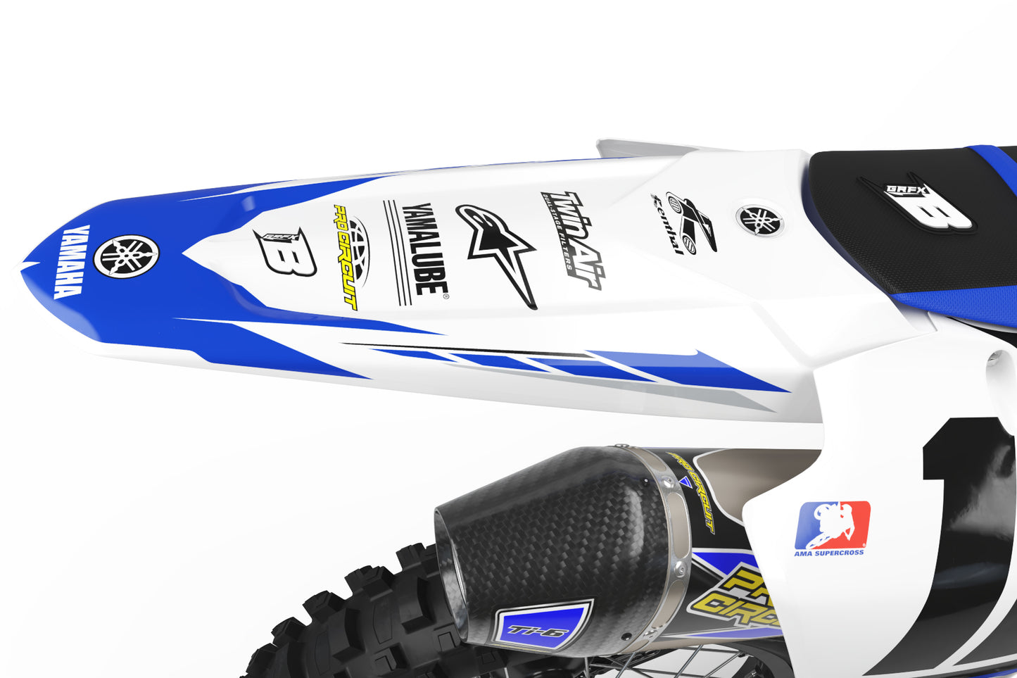 YAMAHA GRAPHICS KIT ''CURVED'' DESIGN