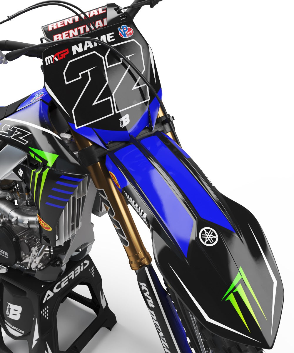 YAMAHA GRAPHICS KIT ''DARKNESS'' DESIGN