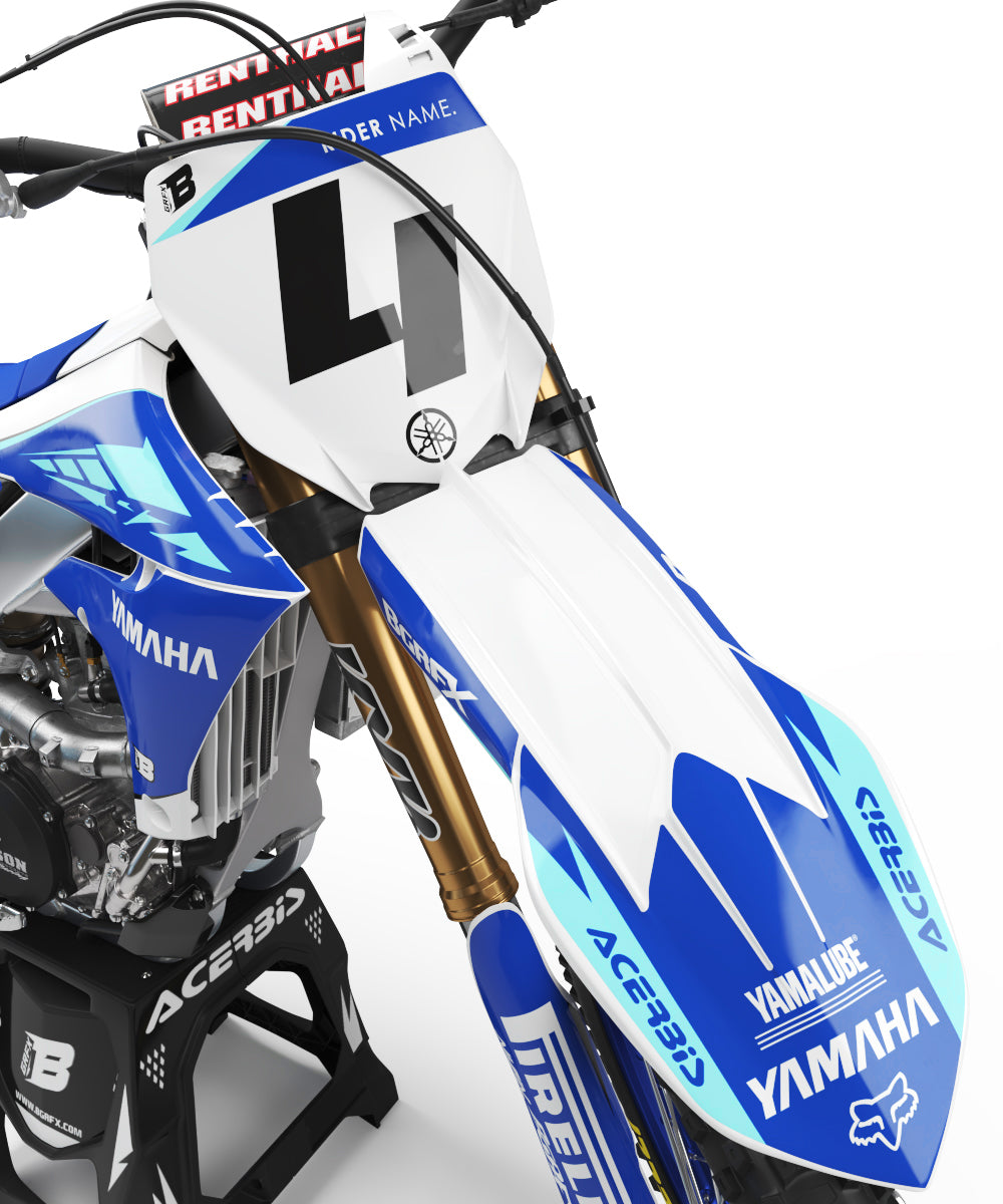 YAMAHA GRAPHICS KIT ''FAVORITE WHITE'' DESIGN