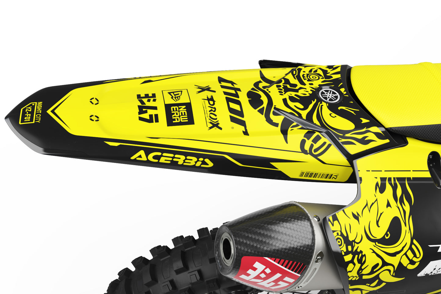 YAMAHA GRAPHICS KIT ''NIGHT YELLOW'' DESIGN