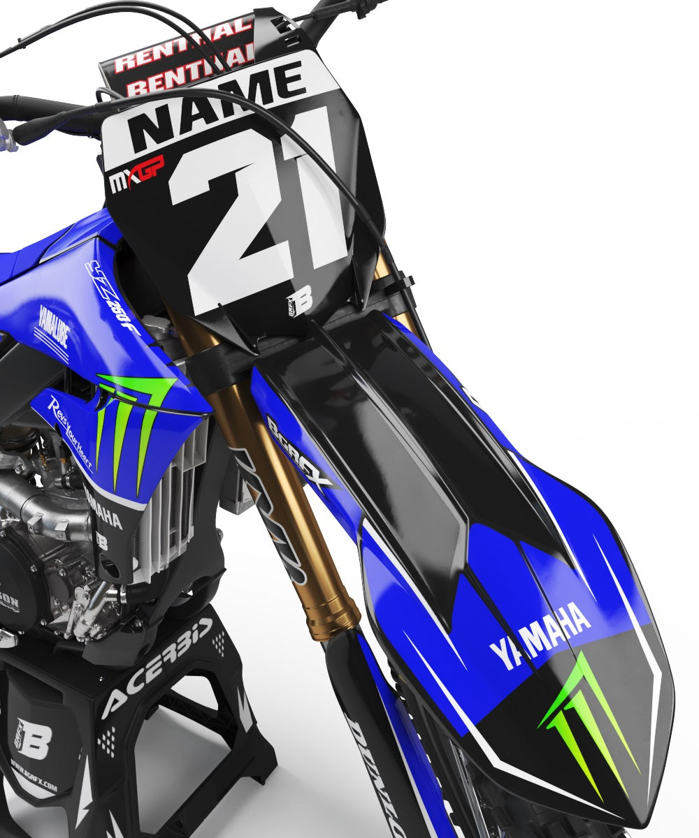 YAMAHA GRAPHICS KIT ''RevsYourHeart Blue'' DESIGN