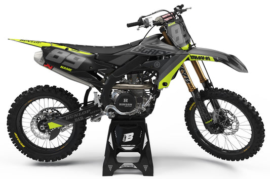 YAMAHA MATT GRAPHICS KIT FLUO ''WAVED FLUO'' DESIGN