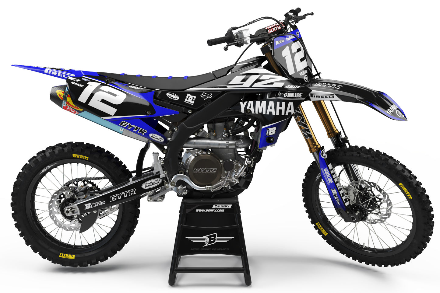 YAMAHA GRAPHICS KIT ''DIRT'' DESIGN