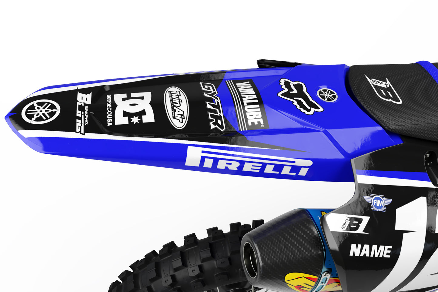 YAMAHA GRAPHICS KIT ''DIRT'' DESIGN