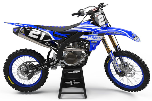 YAMAHA CHROME GRAPHICS KIT ''YZ RACING'' DESIGN