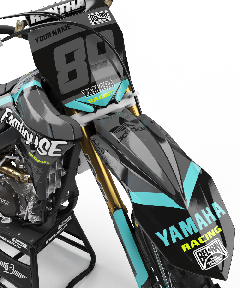 YAMAHA GRAPHICS KIT FLUO ''SHADOW'' DESIGN